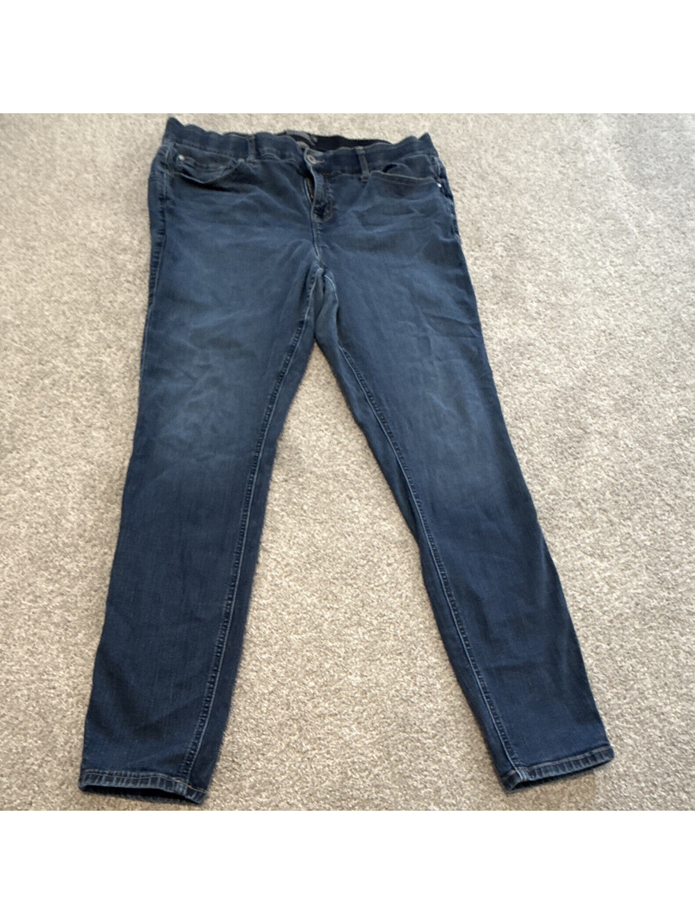 Torrid Women's Skinny Dark Wash Blue Denim Jeans Stretch Solid Plus Size 20XT